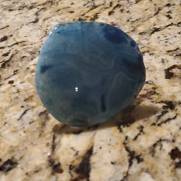 Set of two Socket Onyx/aqua stone for cell phone - Picture 5 of 6